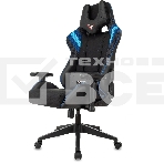 Кресло игровое Бюрократ VIKING 4 AERO BLUE черный/синий, искусст.кожа/ткань, две подушки, фото32