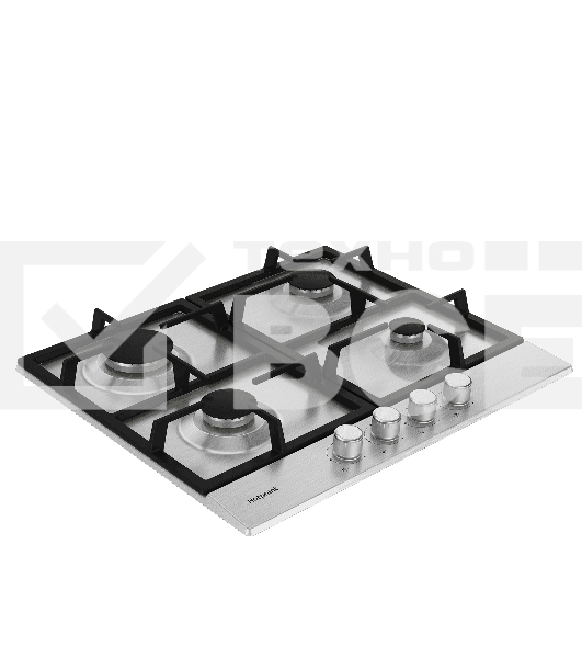 Газовая варочная поверхность Hotpoint HGMT 641 IX, нержавеющая сталь