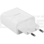 Блок питания (сетевой адаптер) HOCO C80A Rapido PD+QC3.0, 20W два порта (1хUSB-A, 1хType-C), белый, фото5