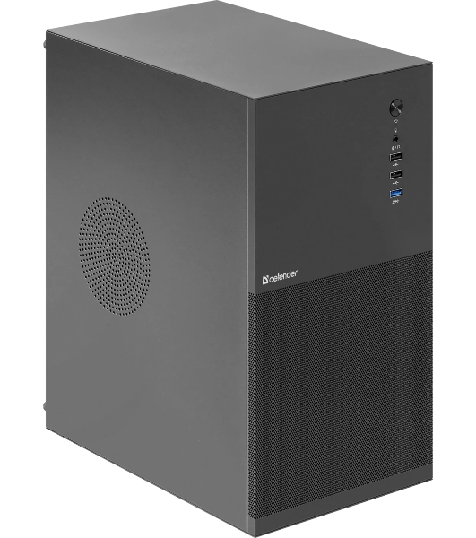 Компьютерный корпус Defender Apex Metal черный, mATX, USB3.0, USB1.1x2