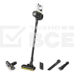 Пылесос ручной Karcher VC 4 Cordless myHome Pet 140Вт черный/белый