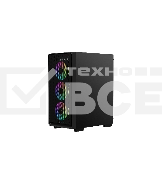 Компьютерный корпус Ocypus Gamma C60 BK ARGB, ATX, USB3.0*1+USB2.0*2, FRONT 3x120mm ARGB, REAR 1x120mm ARGB