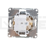 Механизм розетки 1-м СП AtlasDesign с заземл. защ. шторки 16А шампань SchE ATN000545, фото4