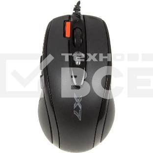Мышь проводная A4Tech X-710BK черный, 2000 dpi, USB, кнопки - 7