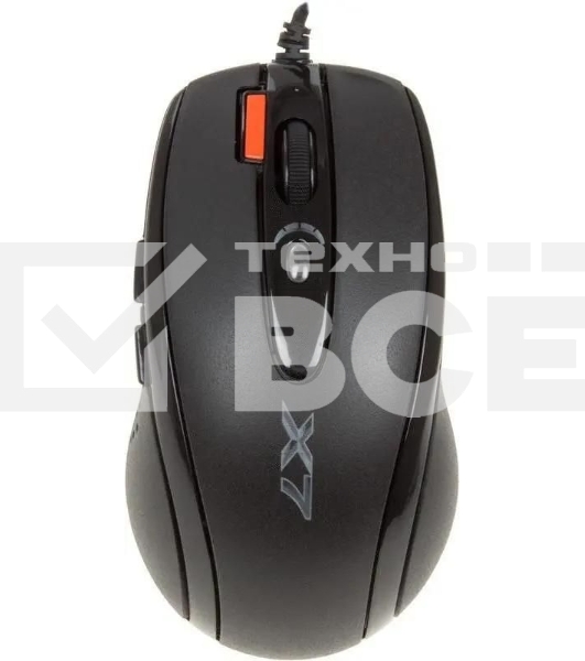 Мышь проводная A4Tech X-710BK черный, 2000 dpi, USB, кнопки - 7
