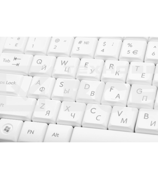 Клавиатура проводная A4Tech Fstyler FK15, USB, белый