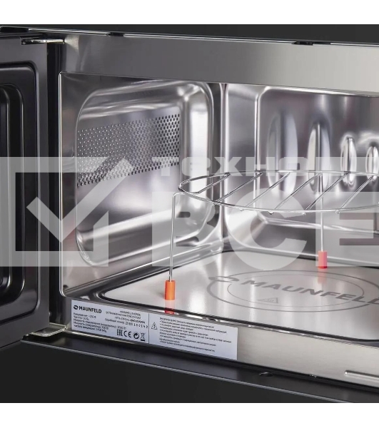 Микроволновая печь встраиваемая Maunfeld JBMO.20.5GRBG черный, 20 л, 700 Вт, переключатели - поворотный механизм