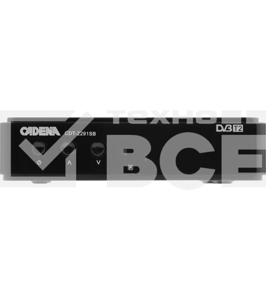 Приставка для цифрового ТВ Cadena CDT-2291SB черный, DVB-T2, DVB-T, HDMI, USB 2.0