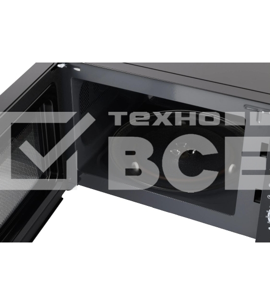 Микроволновая печь Hyundai HYM-M2058 черный, 20 л, 700 Вт, переключатели - поворотный механизм