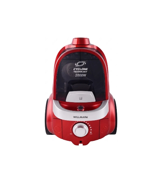 Пылесос Willmark VC-2067CY красный, 400/2000 Вт, уборка сухая, пылесборник контейнер 2 л