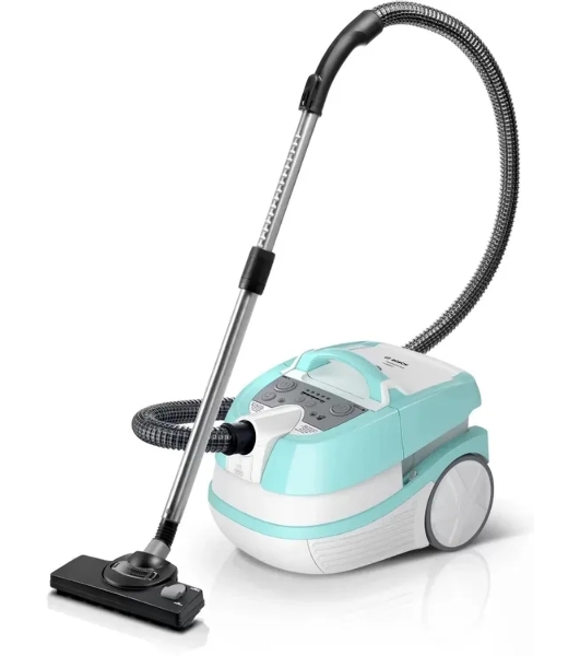 Пылесос Bosch BWD420HYG голубой, 2000 Вт, уборка сухая/влажная, пылесборник контейнер 3,5 л