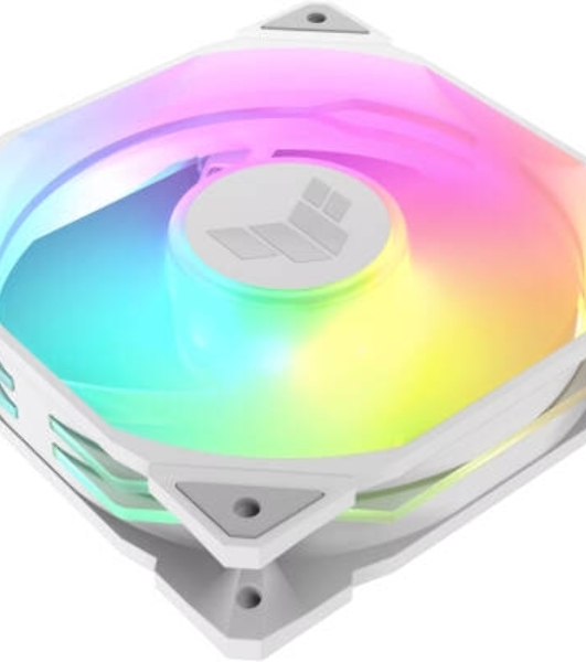 Вентилятор в корпус ASUS TUF GAMING TR120 FAN ARGB WHITE белый, 120x120x28 мм, 2000 об/мин, 29 дБ, 4 pin