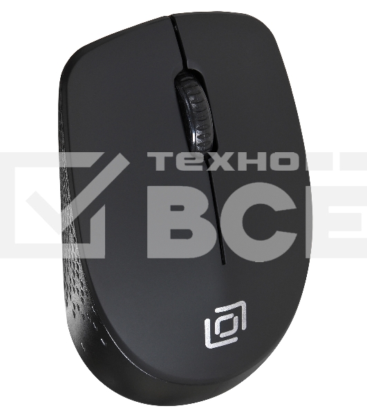 Мышь беспроводная Oklick 486MW черный, 1000 dpi, радиоканал, USB, кнопки - 3