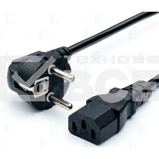 Кабель питания GOPOWER CEE 7/7-C13 3.0M 00-00027328 BLACK