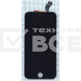 Дисплей Amperin для Apple iPhone 6 в сборе с тачскрином (IPS), черный