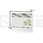 Конвектор ENSTO FinnHeat EPHBM05PR белый, 500 Вт, 8 м2, термостат, фото2