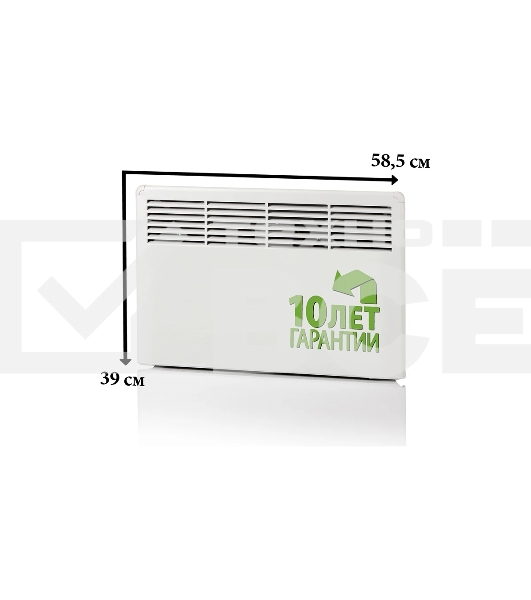 Конвектор ENSTO FinnHeat EPHBM05PR белый, 500 Вт, 8 м2, термостат