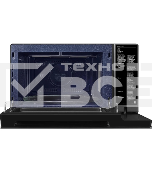 Микроволновая печь Samsung MC32DB7746KC/BW антрацит, 32 л, 1400 Вт, переключатели - поворотный механизм/сенсор