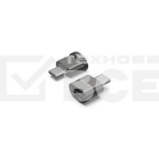 Картридер Vention OTG USB 2.0 CM / MicroSD - Серый