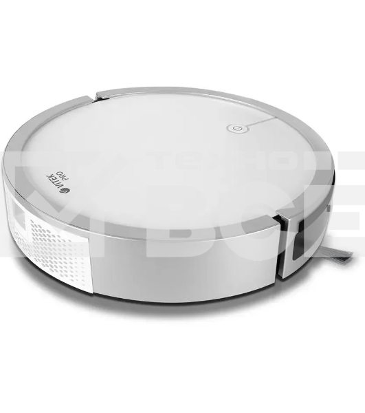 Пылесос-робот Vitek VT-1804 белый/серый, Li-Ion, уборка влажная, пылесборник контейнер 0.45 л