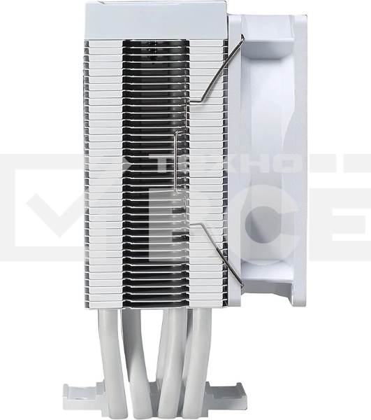 Устройство охлаждения (кулер) Aerocool Formula Ice Burg ARPW 4P ARGB белый 90мм алюминий+медь 1600rpm 34db 4-pin 170W 131мм
