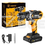 Дрель-шуруповерт аккумуляторная Deko Banger 20V ONE+, 20В, 1 АКБ, фото 1