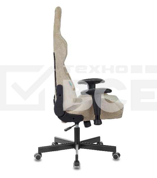 Кресло игровое Бюрократ VIKING KNIGHT LT21 FABRIC песочный крестовина металл/пластик