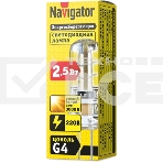Лампа светодиодная Navigator 71 347 NLL-S-G4-2.5-230-3K 2.5Вт 3000К тепл. бел. G4 170лм 220-240В, фото2