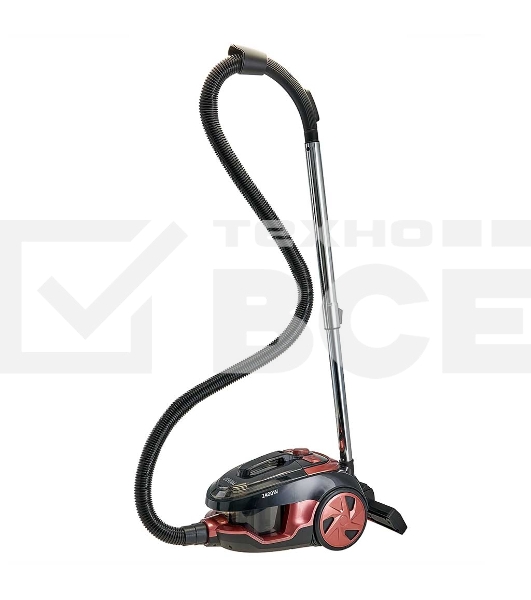 Пылесос Delta LUX DE-3501 СУПЕР-ЦИКЛОН, черный с терракот