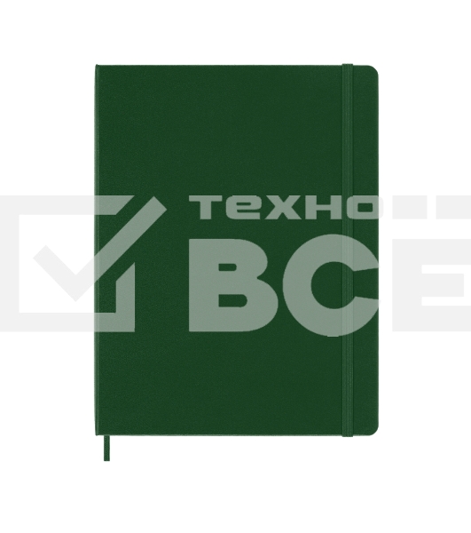 Блокнот MOLESKINE Classic, 192стр, в клеточку, твердая обложка, зеленый qp091k15
