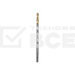 Сверло спиральное по металлу Denzel 5,5 х 139 мм, Р6М5, Golden Tip, удлиненное, фото6