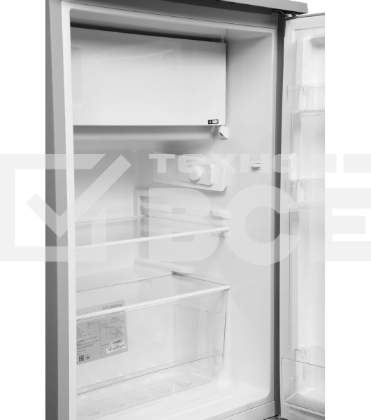 Холодильник Hyundai CO15051A серебристый однокамерный 101/14л морозилка сверху