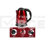 Чайник электрический Добрыня DO-1224 красный, фото4