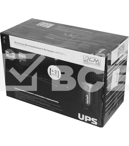 Источник бесперебойного питания Powercom Imperial IMP-825AP 495Вт 825ВА черный