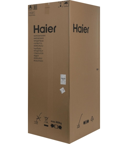 Морозильная камера Haier HF-284SG, серебристый, 255л, 5 ящиков