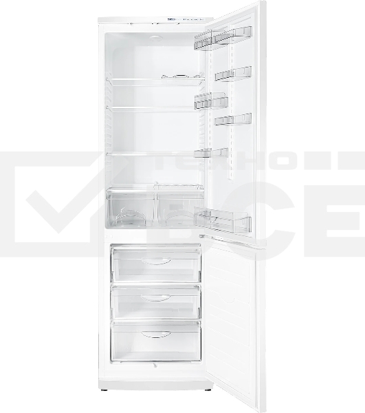 Холодильник Atlant ХМ-6024-031 белый двухкамерный 246/101л морозилка снизу