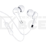 Проводные наушники Hoco M58 Amazing белый, внутриканальные, jack 3.5 мм, фото 1