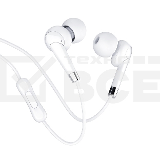 Проводные наушники Hoco M58 Amazing белый, внутриканальные, jack 3.5 мм