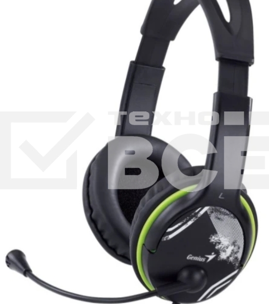 Гарнитура Genius HS-400A черный, проводная