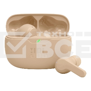 Наушники TWS JBL Wave Beam песочный, внутриканальные, Bluetooth, быстрая зарядка, до 8 ч