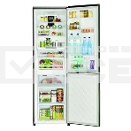 Холодильник Hitachi R-BG410PUC6 GBK черный двухкамерный 215/105л морозилка снизу, фото2