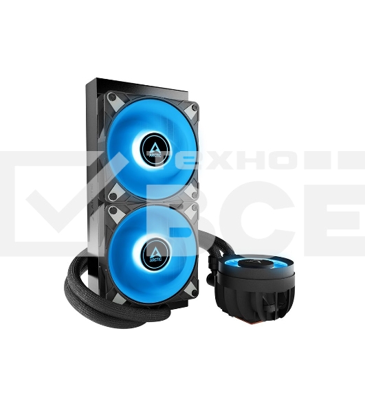 Жидкостная система охлаждения Arctic Liquid Freezer III 240 A-RGB черный, 120 мм, алюминий, 2800 об/мин, 25 дБ, 4 pin, 250 Вт