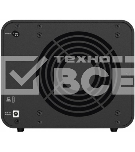 Сетевое хранилище TerraMaster D4-320 DAS tower/JBOD,RAID0,1/up to 4 SATA(3,5' or 2,5')/1xUSB3.1 Type-C gen2/1xPS/1YW