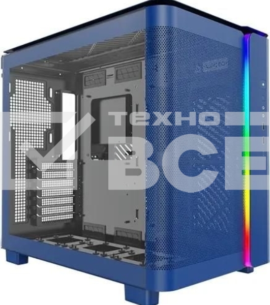 Компьютерный корпус Montech King 95 голубой без БП ATX 2xUSB3.0 1xUSB3.1 audio bott PSU