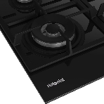 Газовая варочная панель Hotpoint HGS 62F/BK, независимая, черный, фото5