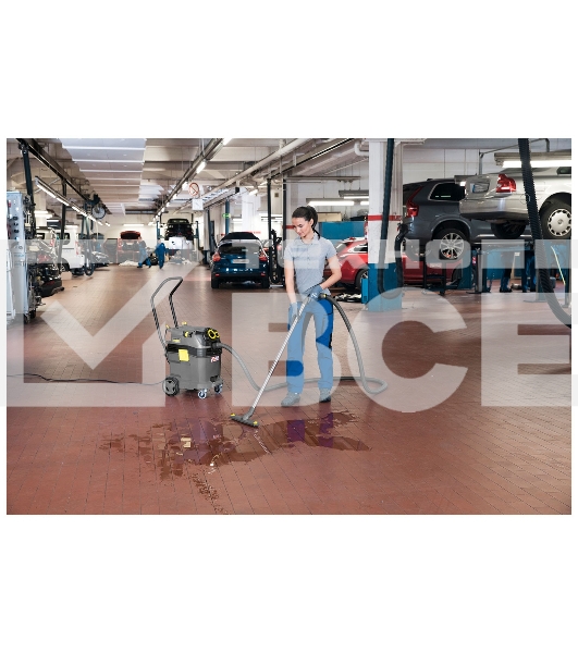 Пылесос строительный Karcher NT 40/1 Tact Te L (1.148-311.0) серый/желтый, 1380 Вт, уборка сухая/влажная, пылесборник контейнер/фильтр-мешок, 40 л