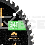 Пильный диск по дереву Denzel ф180 х 20 мм, 54зубьев 733297, фото4