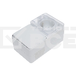 Блок открытого монтажа AtlasDesign PROFI IP54: розетка с заземлением со шторками 16А, выключатель 1-клав.10А, серый, фото2