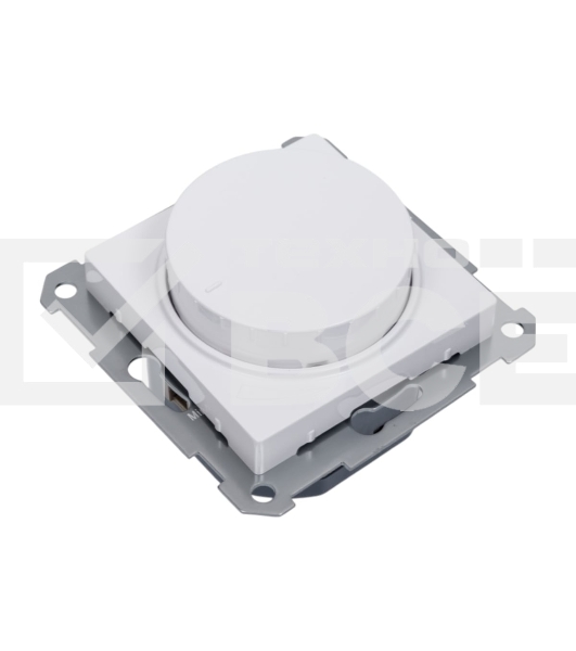 Светорегулятор поворотно-нажимной AtlasDesign 400Вт механизм бел. SE ATN000123