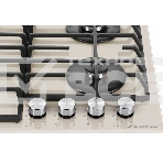 Газовая варочная панель Maunfeld EGHG.64.6CBG/G, 4 конфорки, закаленное стекло, бежевый, фото11